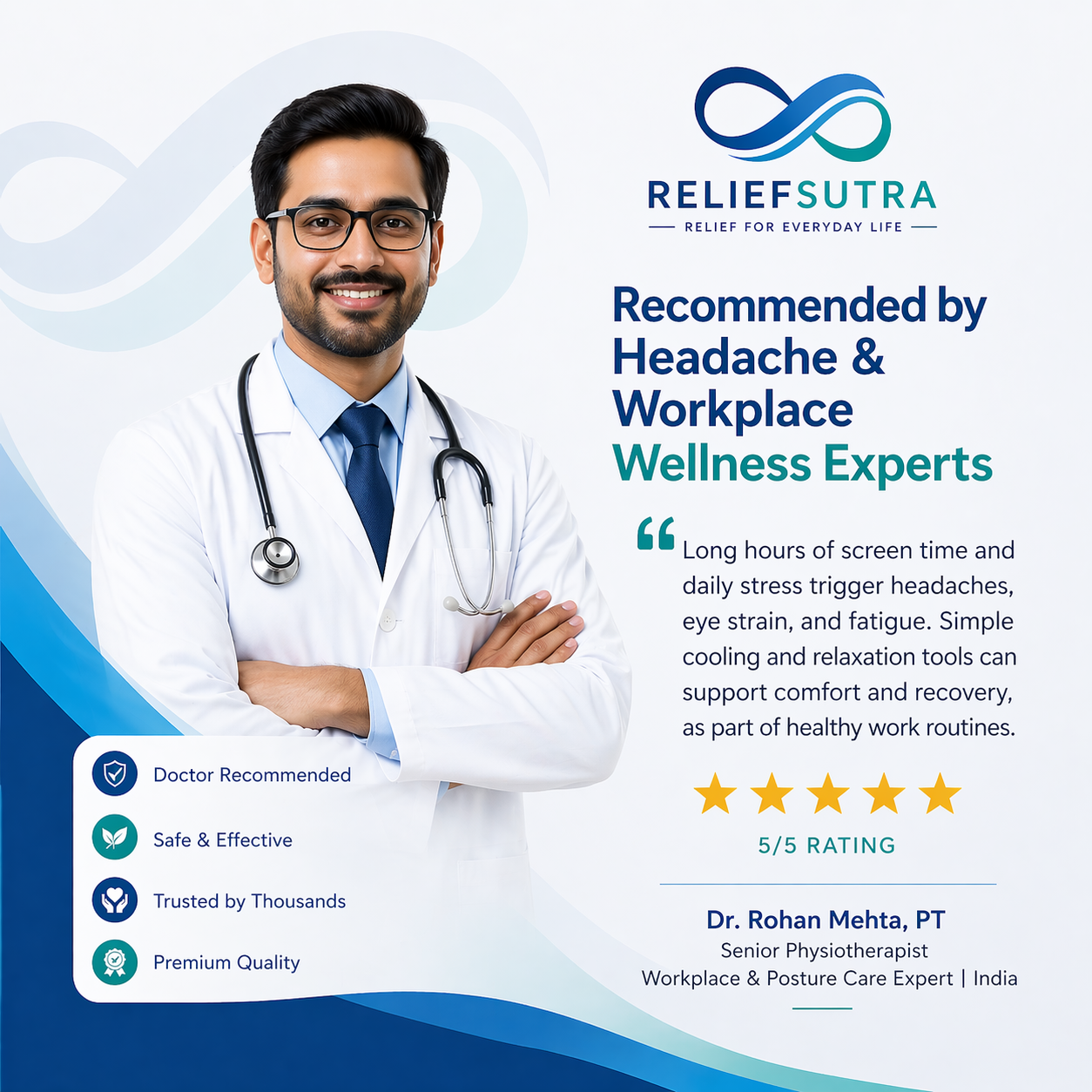 ReliefSutra™ NeuroCool Wrap 360 18057